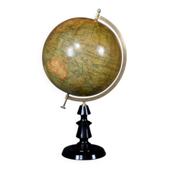 Terrestrial globe signed J. Forest – Late 19th century