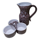 Austruy pitcher and dish set