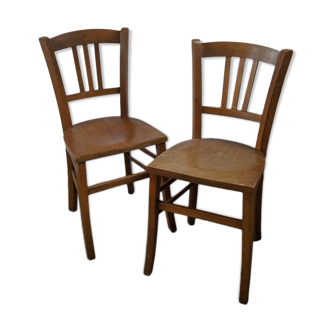 Bistro chairs pair 1950