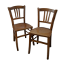 Bistro chairs pair 1950