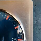 Clock formica vintage wall clock silent square "Quartz Paris"