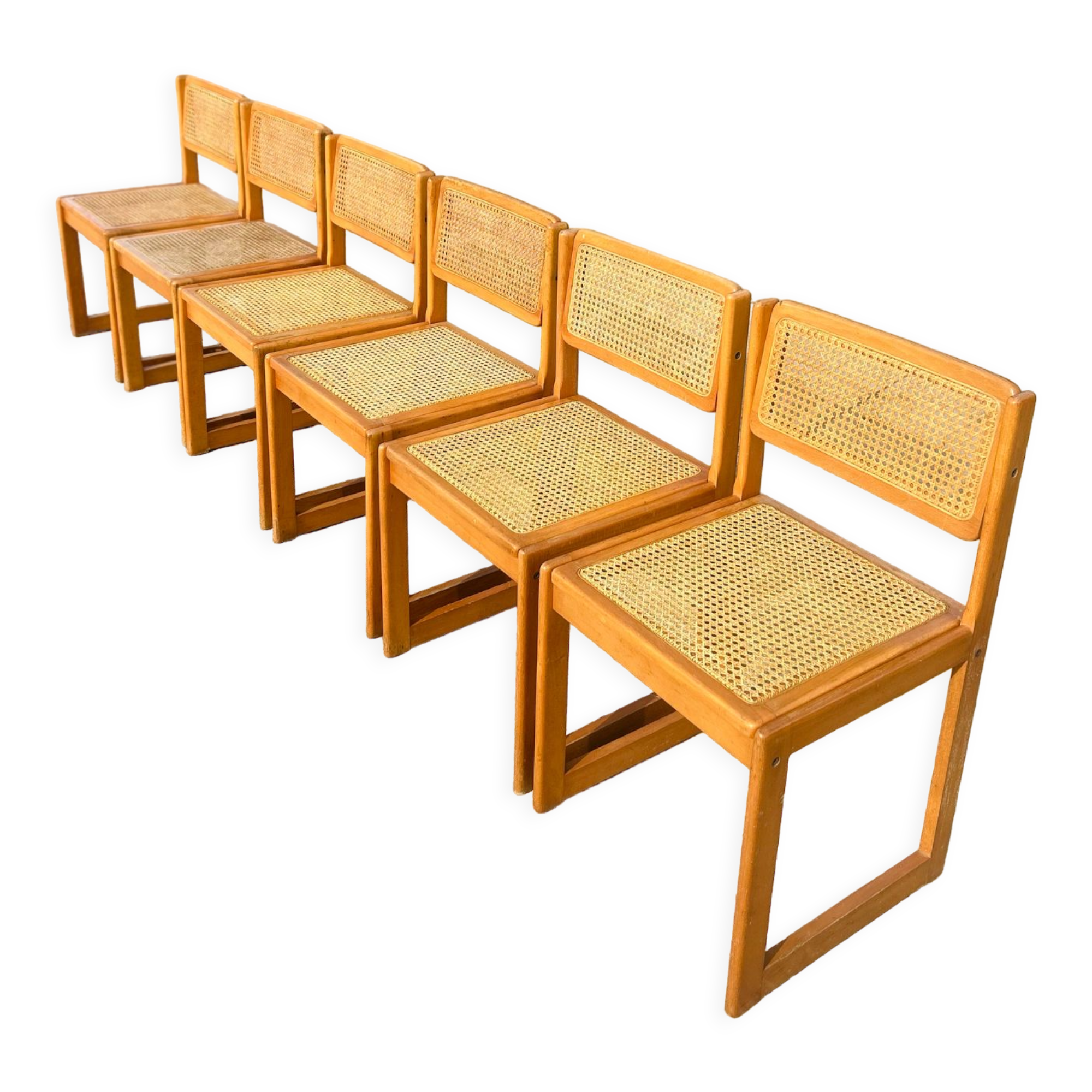 6 canning sled chairs