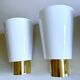 Pair of vintage Limburg wall lights, glass, 70s