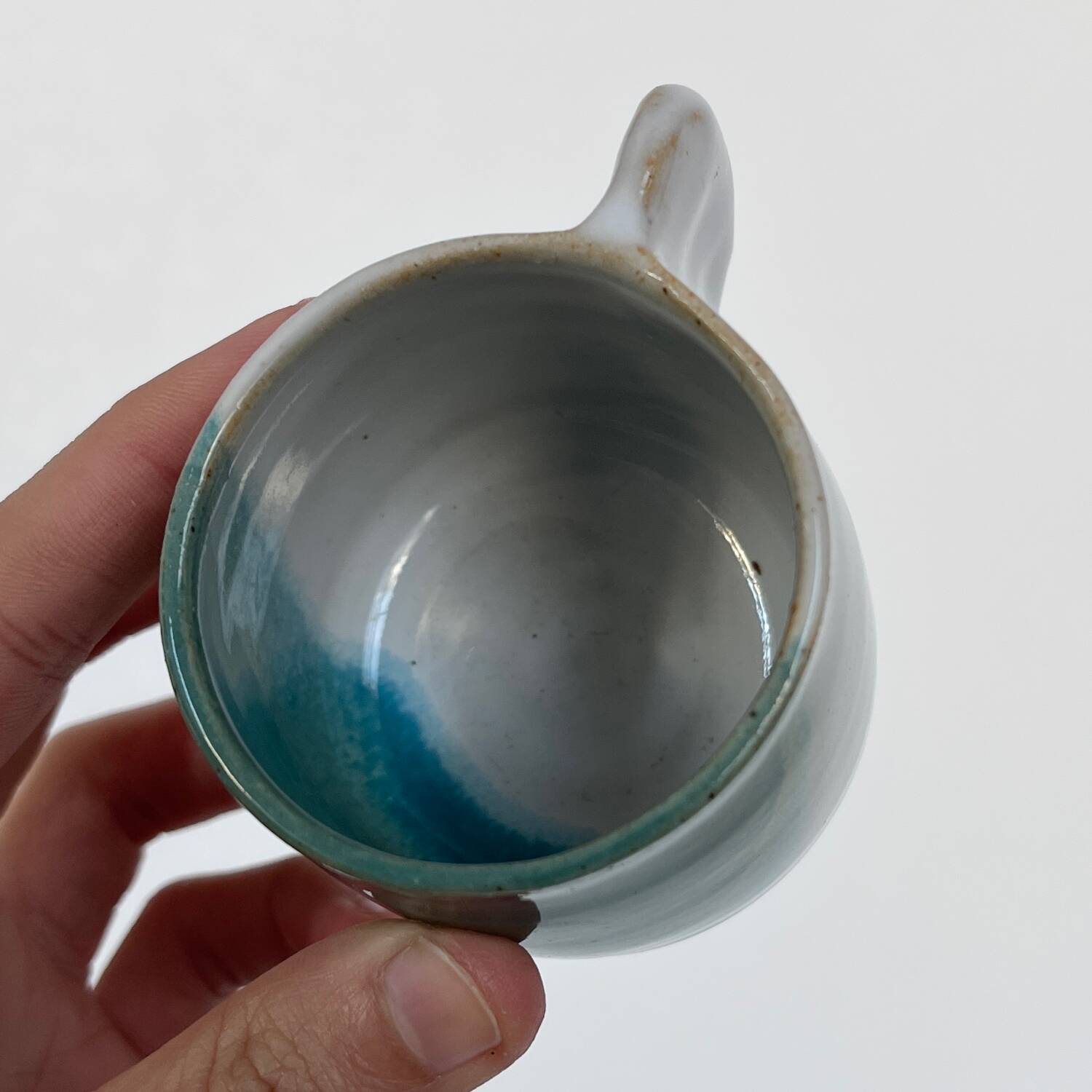 Artisan tricolour espresso cup