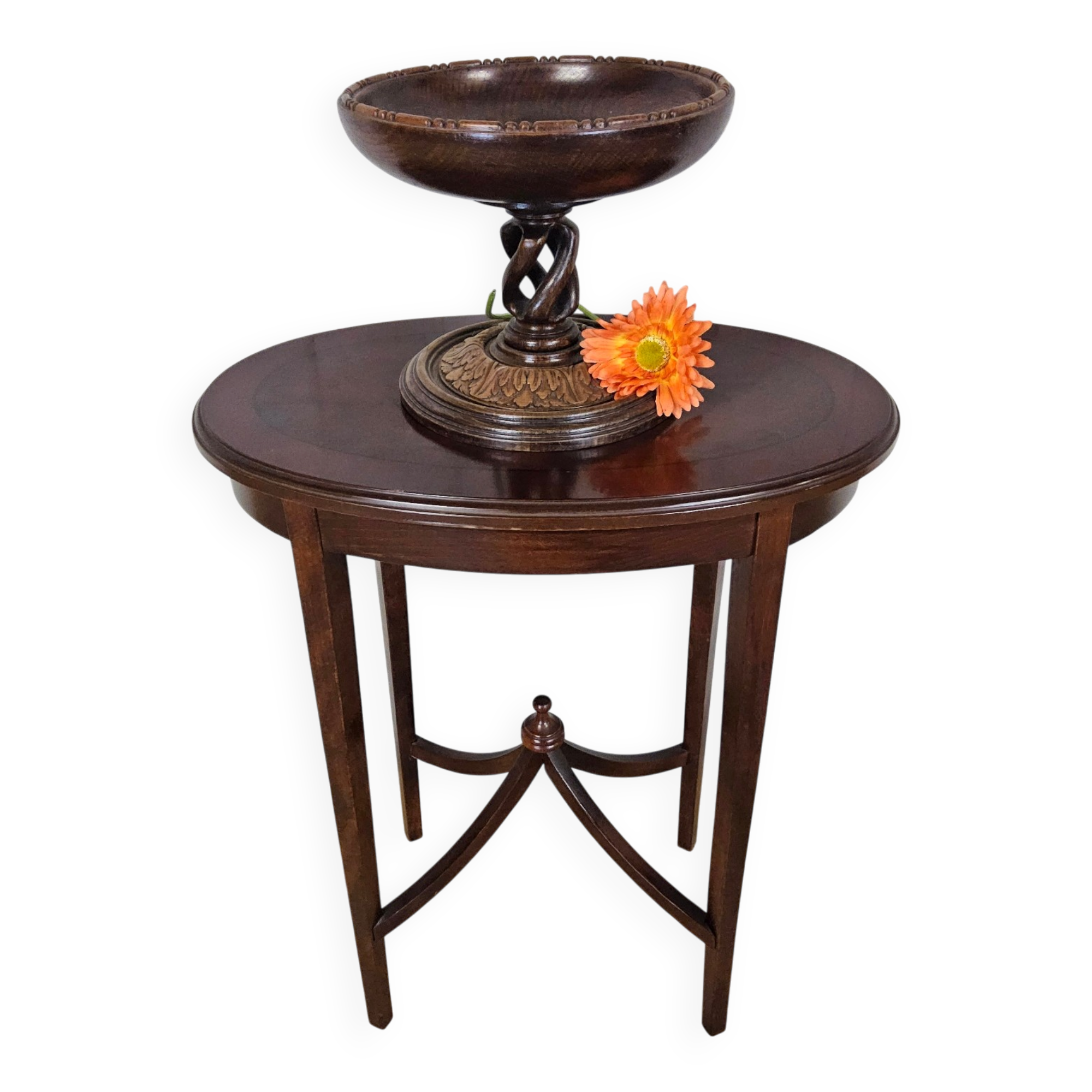 Vintage wooden Edwardian style side table / coffee table