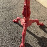 19th century cast iron bistro pedestal table