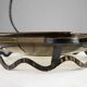 Glass and metal Art Deco Fruit Bowl, France 1920s