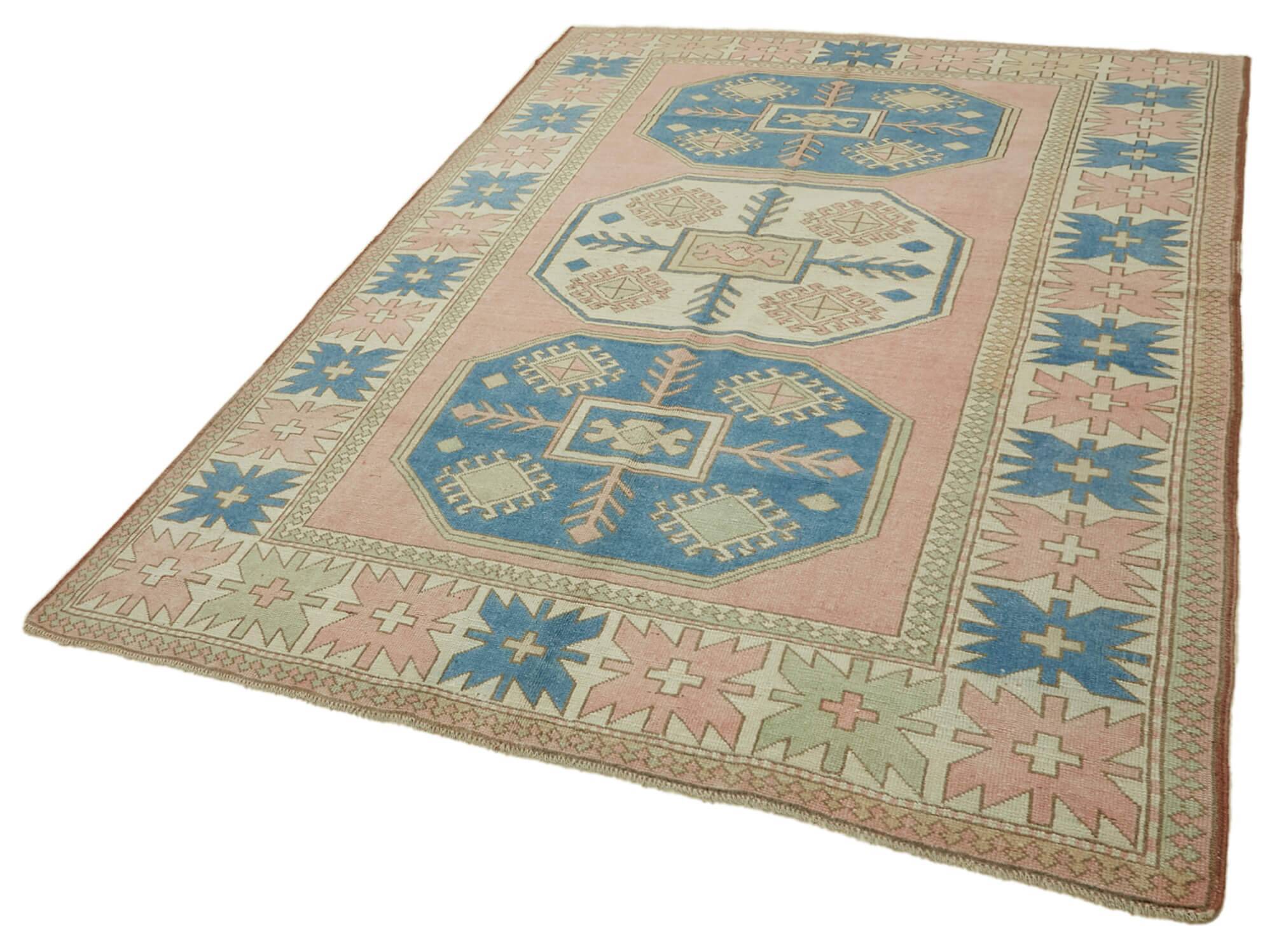 Turkish Vintage Anatolian Rug 211 cm x 304 cm