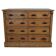 Antique German pine shop cabinet, early 20th century