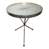 compass coffee table, 1960