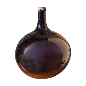 Brown demijohn from the 19th cty