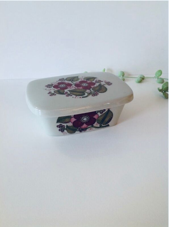 Scandinavian vintage butter dish