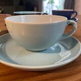 Set of 4 cups plus saucers