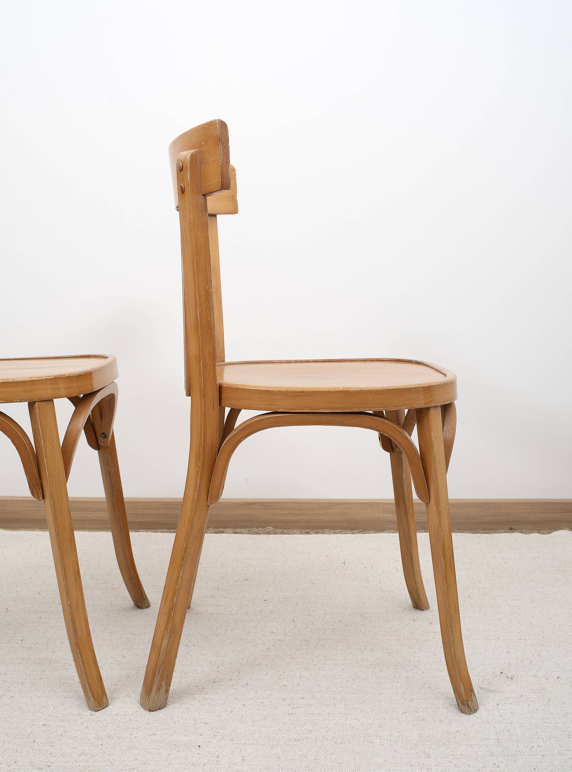 BAUMANN bentwood bistro chairs, set of 4