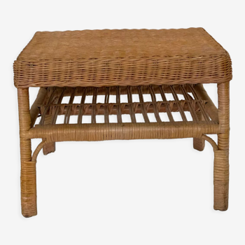 Rattan coffee table