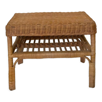 Rattan coffee table