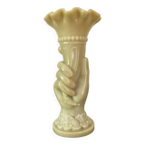 Opaline fairground vase “ringed hand model”