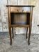 Antique nightstand louis xv style wood drawer + vintage case