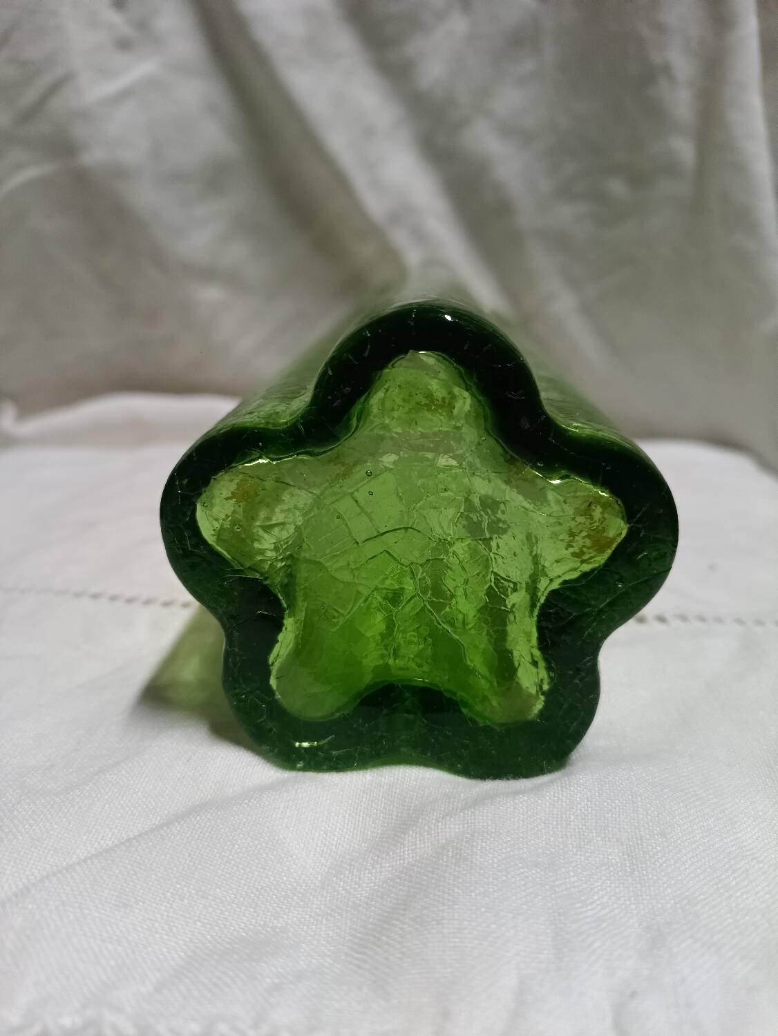 Viennese blown glass vase