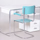 White Bauhaus writing desk made in 1930s Germany - Restored