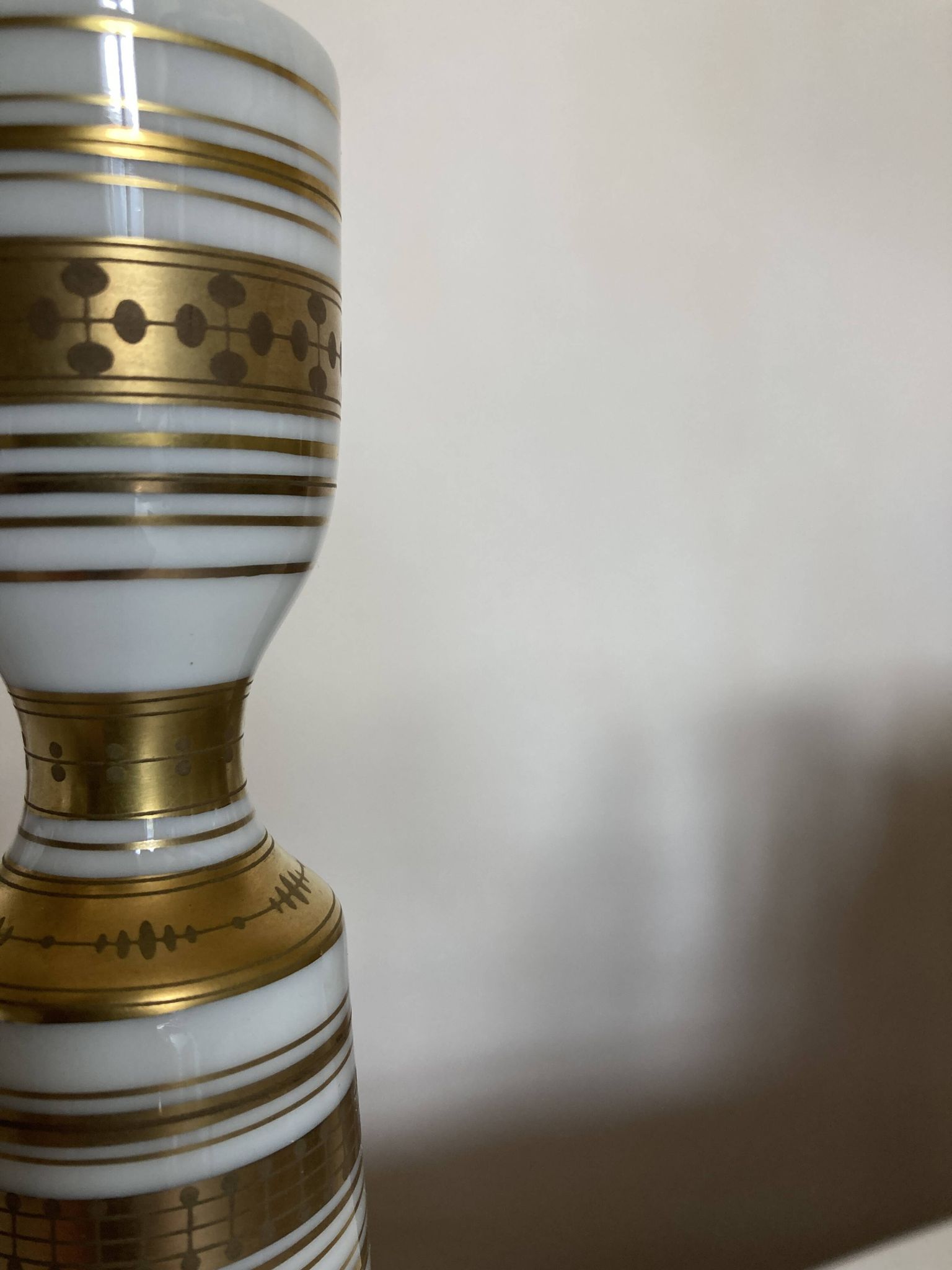 Bjorn Wiinblad candle holder Scandinavian Four Colors series Rosenthal 1960 numbered