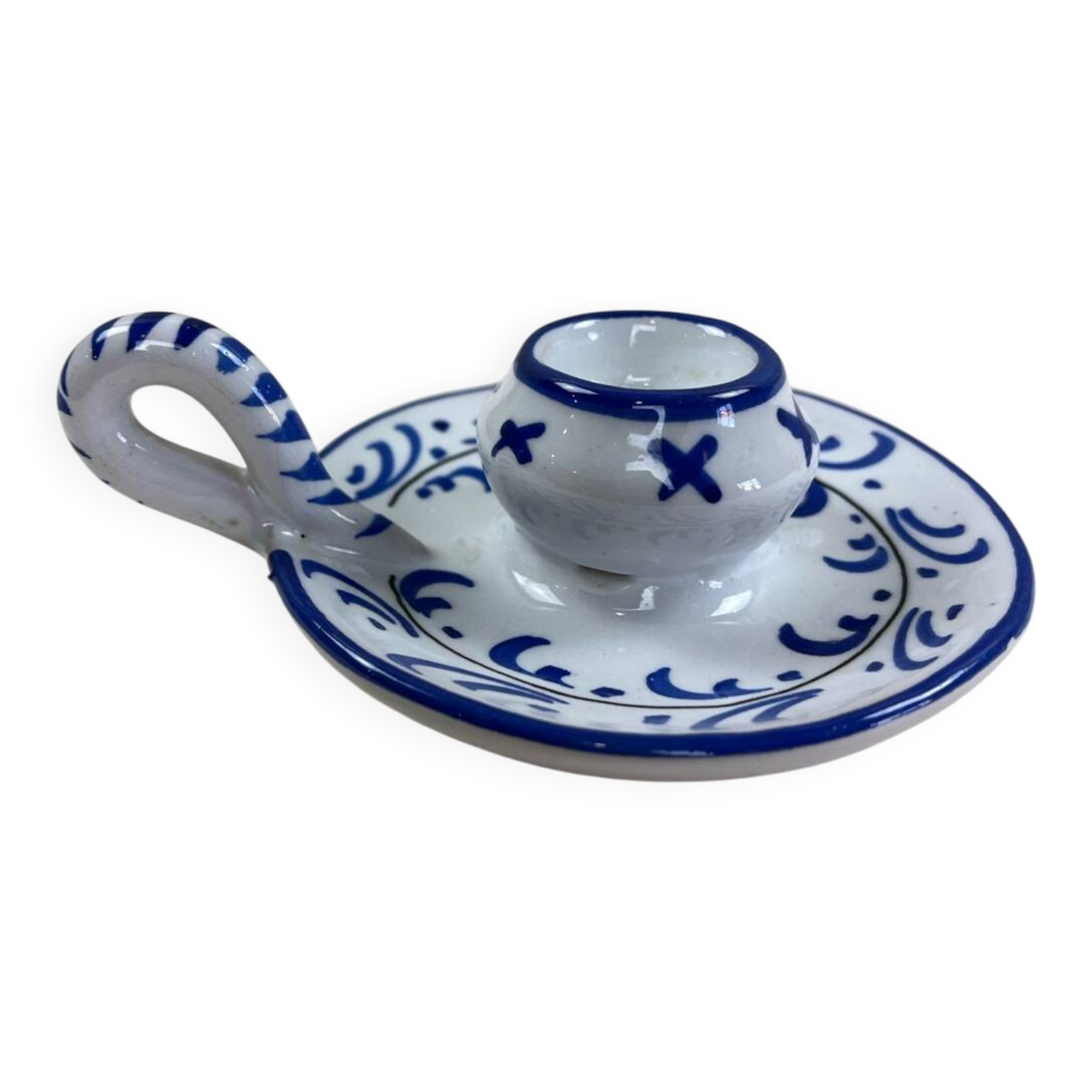 Italian ceramic candle holder