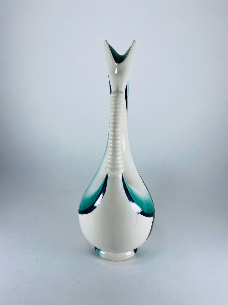 Zoomorphic pitcher made in Belgium 1950