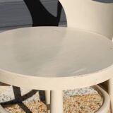 4 BAUMANN white seagull chairs