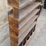 Former wood furniture in compartmentalized wood