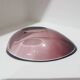 Decorative bowl, pink-purple, glass, designed by A. F. Gangkofner, Hessengl