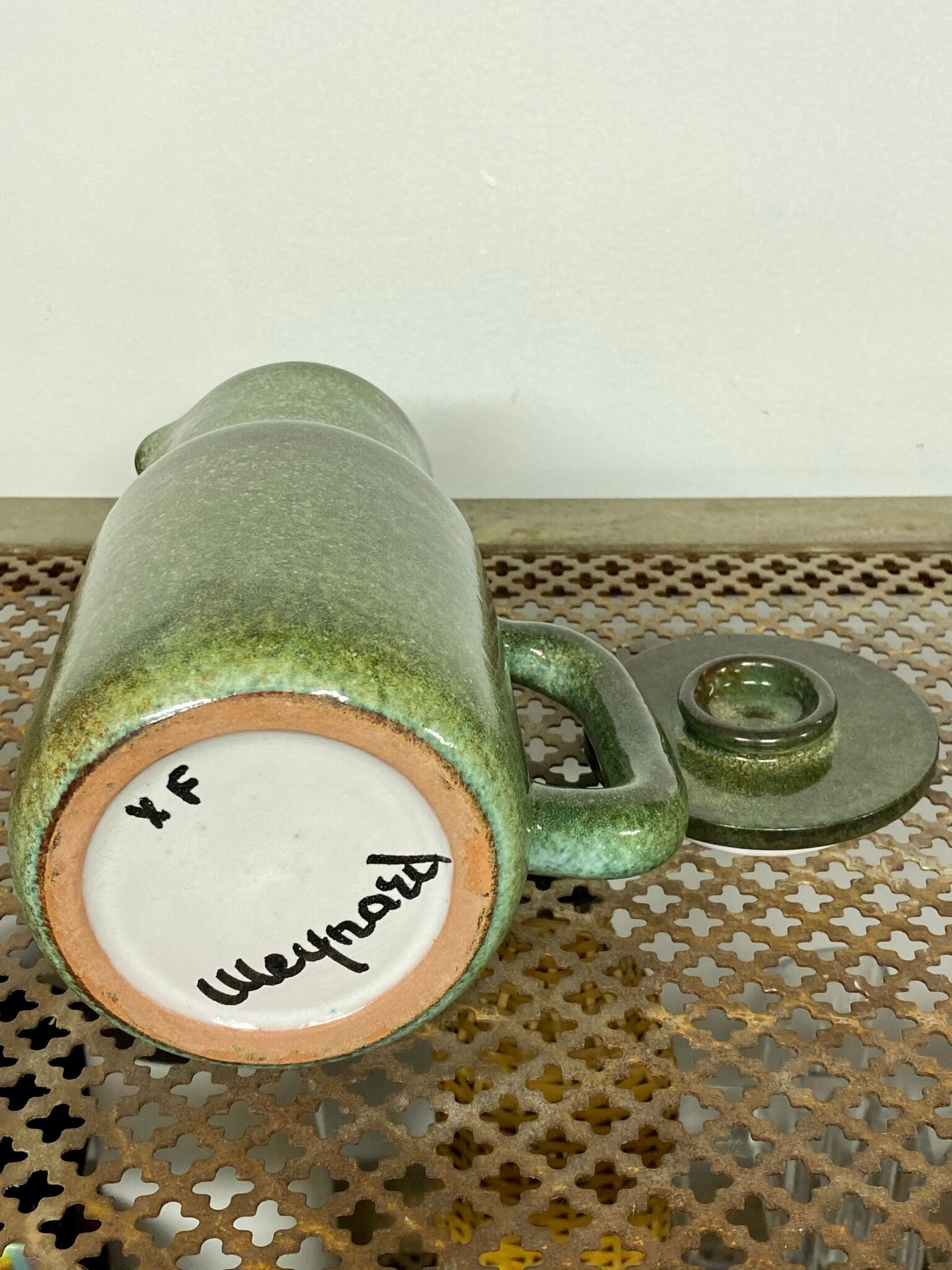 Coffee maker signed Robert Meynard