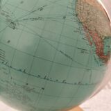 Terrestrial globe old world map