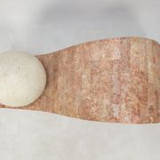Table basse en pierre fossile de Magnussen Ponte, années 1980