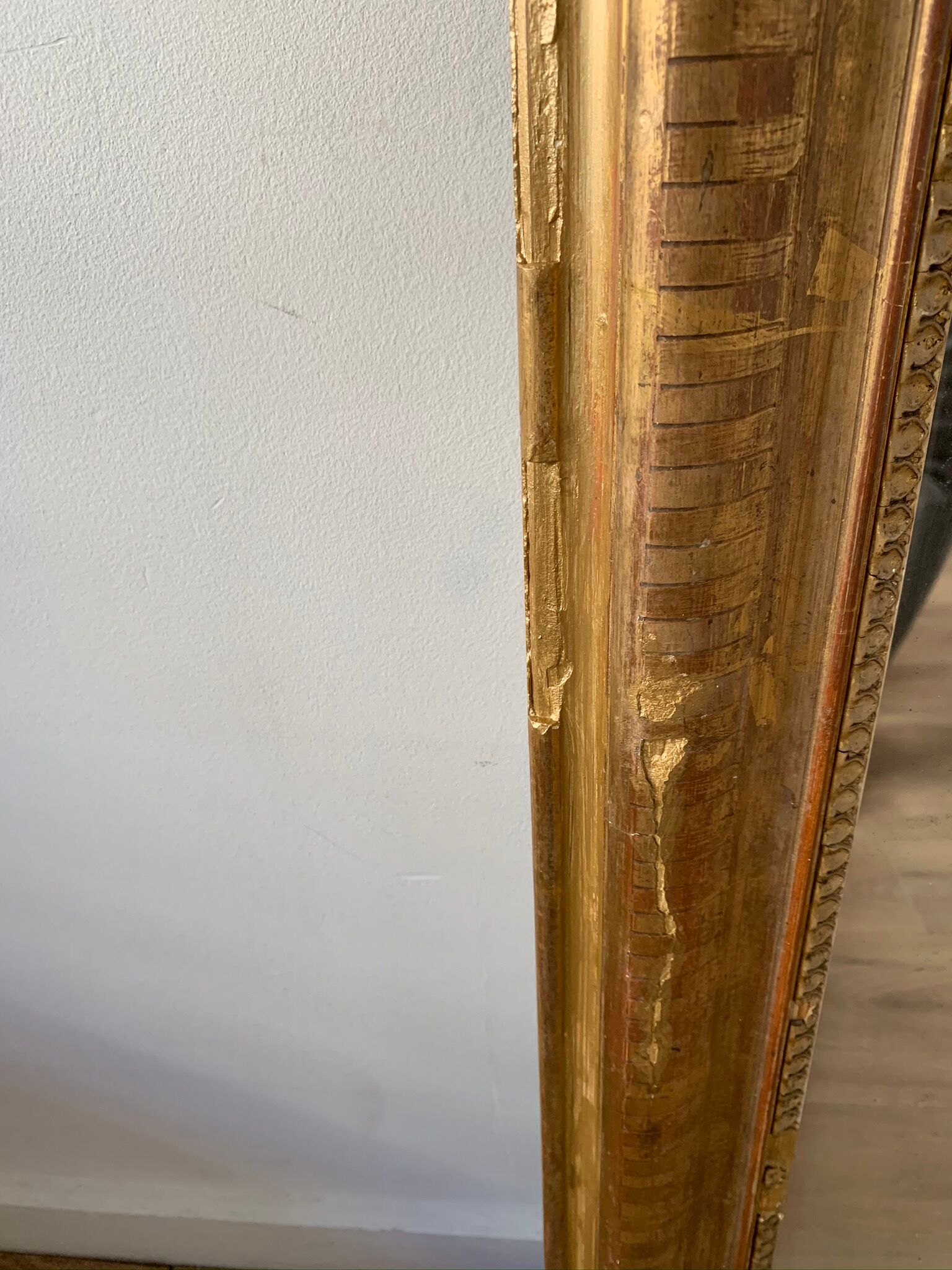 Mirror Louis Philippe old gilded 143x96cm