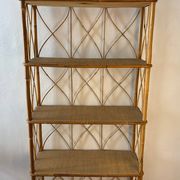 1960s Rattan Shelf France