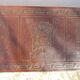 Table cuir et bois origine du perou