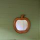 Wooden apple mirror