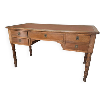 Antique solid wood desk