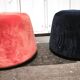 Pair of designer poufs La Cividina