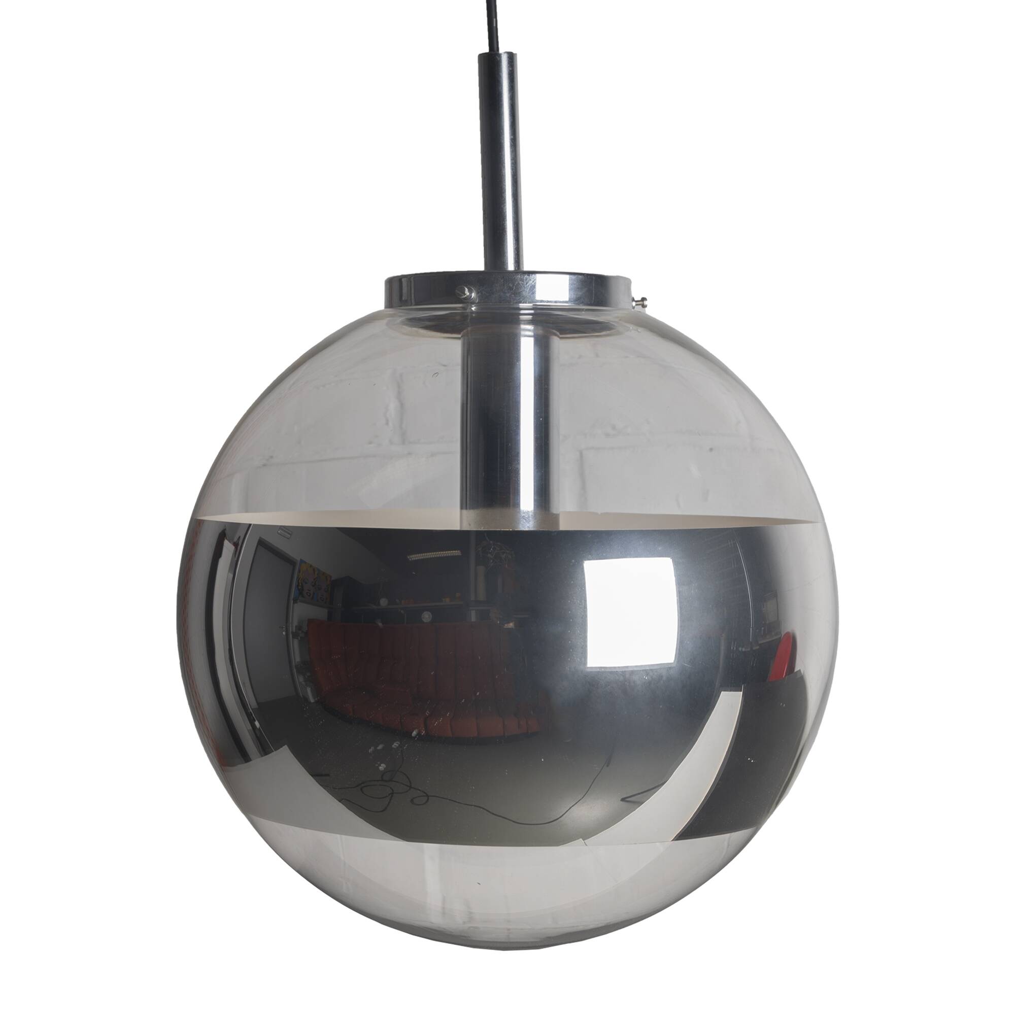 Chrome 'Magic Eye' Peil & Putzler Pendant Lamp