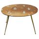 Oval coffee table from the 1950s by Ilse Möbel Germany.
