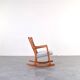 Oak ML33 Rocking Chair by Hans J. Wegner for A/S Mikael Laursen, 1950s