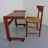 Teak Working Table, Denmark, 1960s