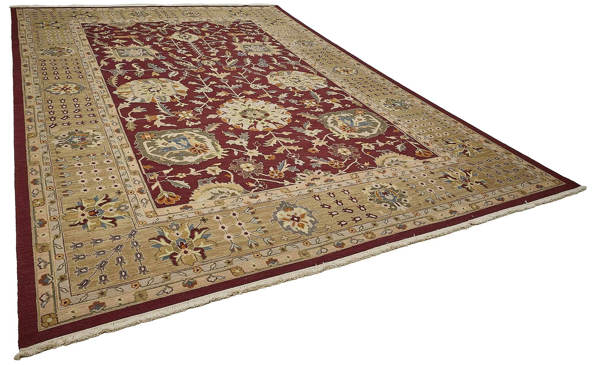 Turkish Handknotted Wool Oushak Rug 296 cm x 410 cm