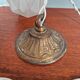 Art Deco pendant lamp in satin glass, 1920s-30s