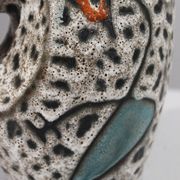 Marius Bessone in Vallauris large free-form vase with abstract decoration 1950s