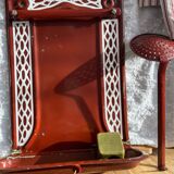 Enamelled kitchen sheet metal plate