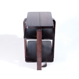 Modernist art deco mahogany side table 1940