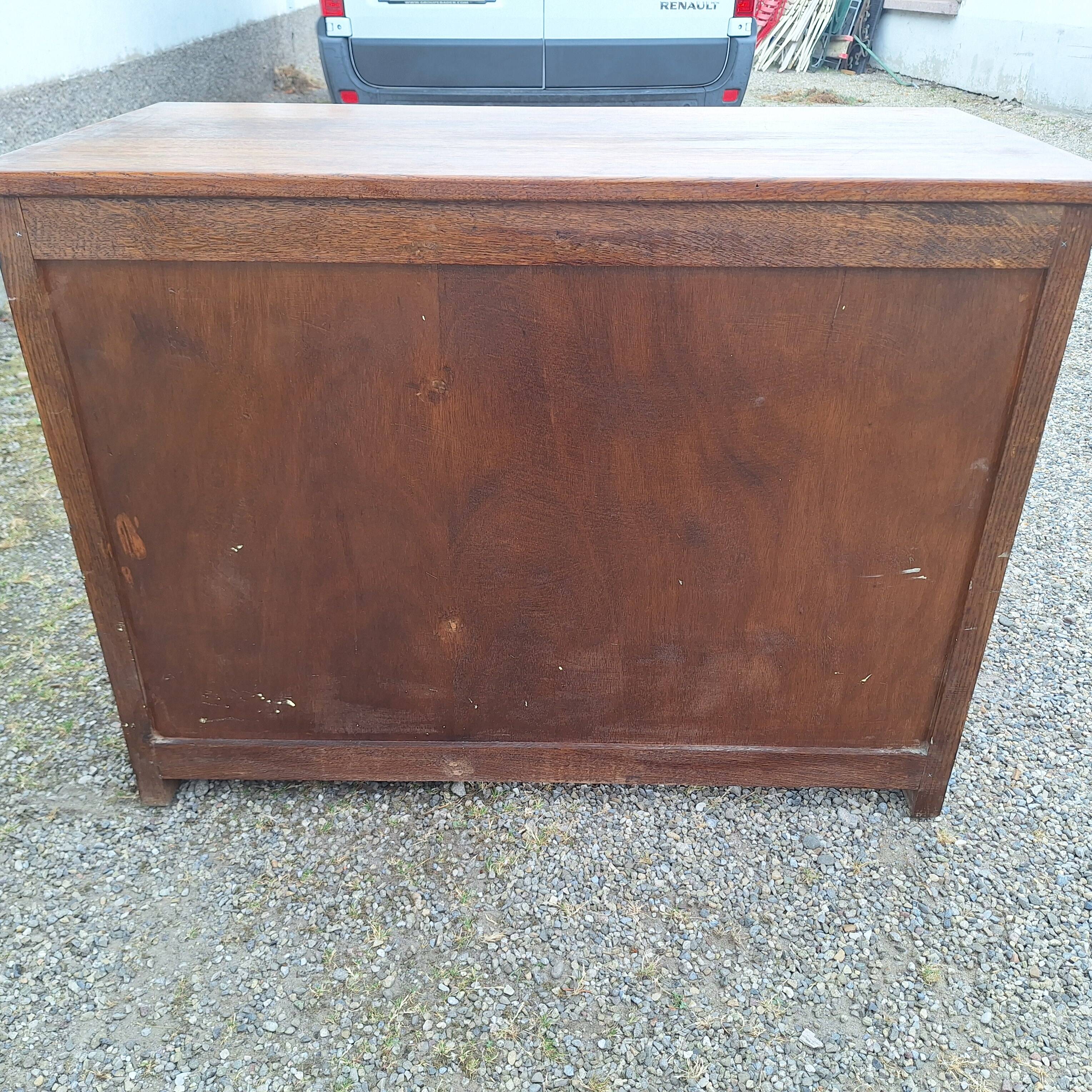 Bureau en chêne  année 50