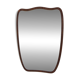 Miroir scandinave en acajou, Eriksmåla Glas, Suède, 1950, 73x54cm
